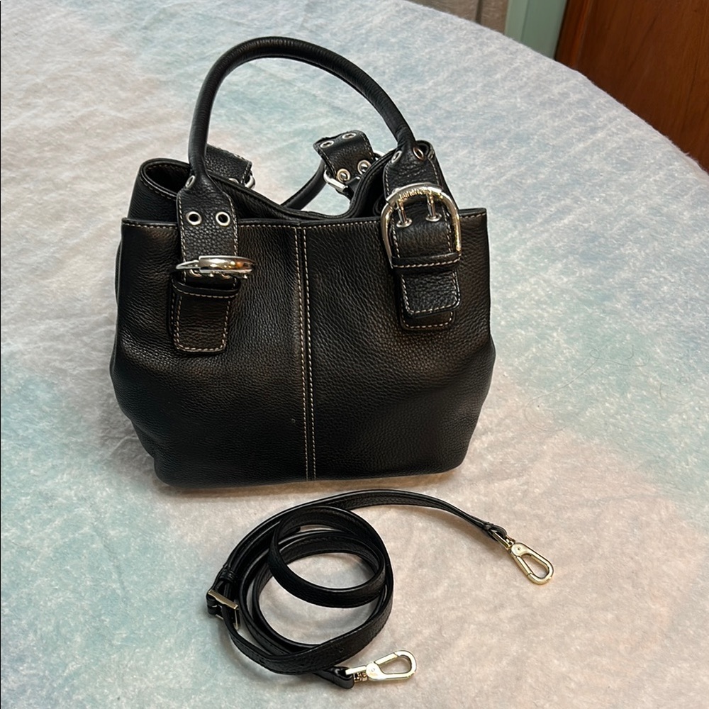 Black Leather Women’s Tignanello Bag